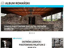 Tablet Screenshot of albumromanski.pl